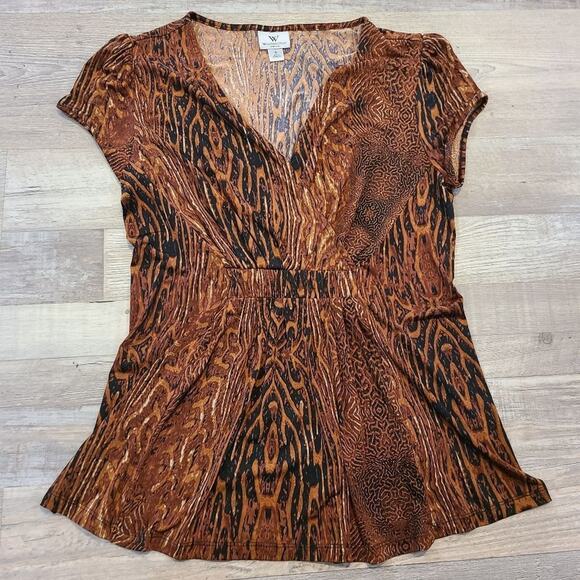 Worthington stretch small womens blouse - Picture 1 of 8